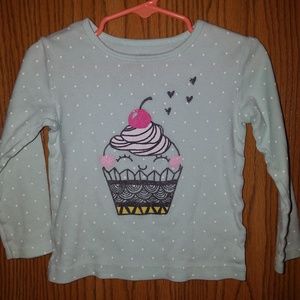Carter's 2T Cupcake Shirt